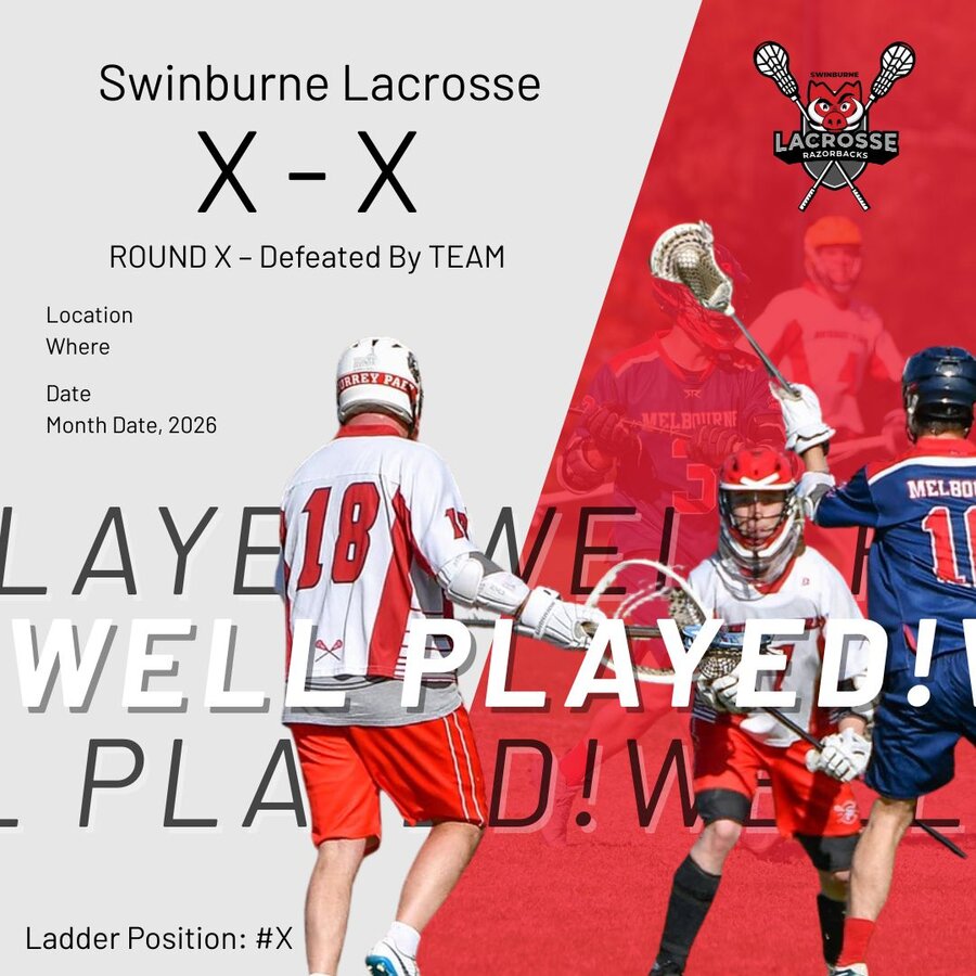 Lacrosse result template